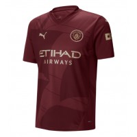 Fotbalové Dres Manchester City Erling Haaland #9 Alternativní 2024-25 Krátký Rukáv